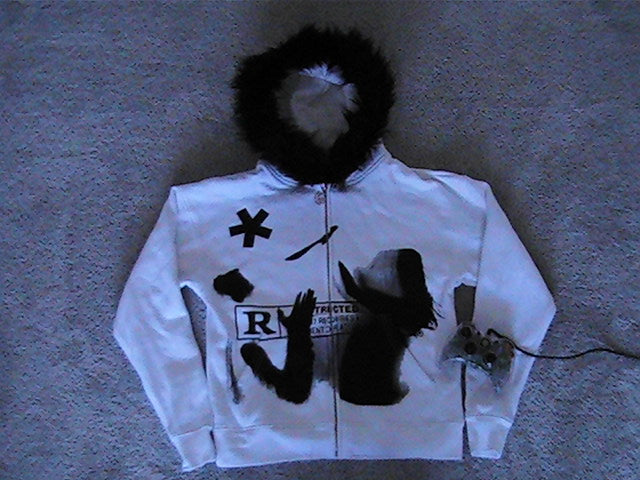 white faux fur zip up